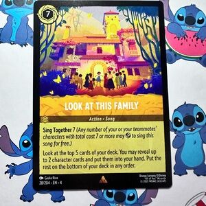 look at this family 28/204 [encanto] - rare — disney lorcana: ursula’s return